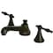 Kingston Brass KS4475NL 8" Widespread Bathroom Faucet, Oil Rubbed Bronze KS4475NL - alternate 1